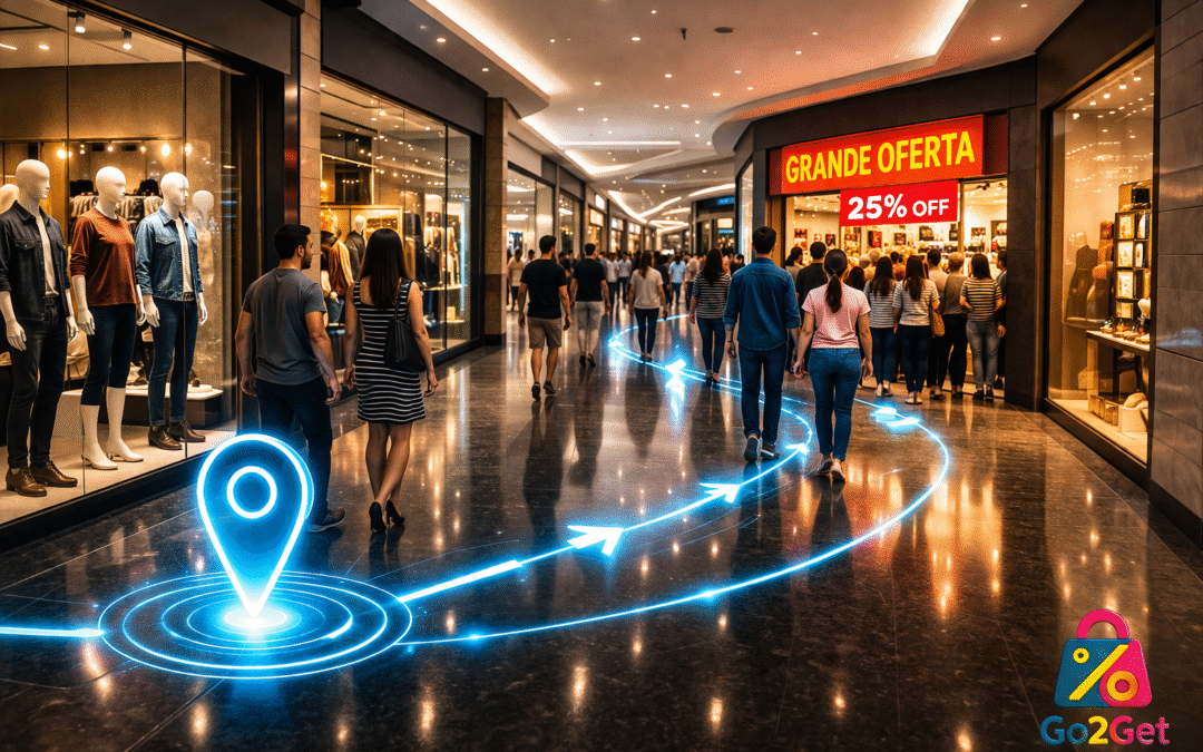 como aumentar o fluxo de pessoas em lojas de shopping com geolocalização e ofertas inteligentes